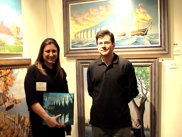 Rob Gonsalves with Emily Sharbani Hamilton